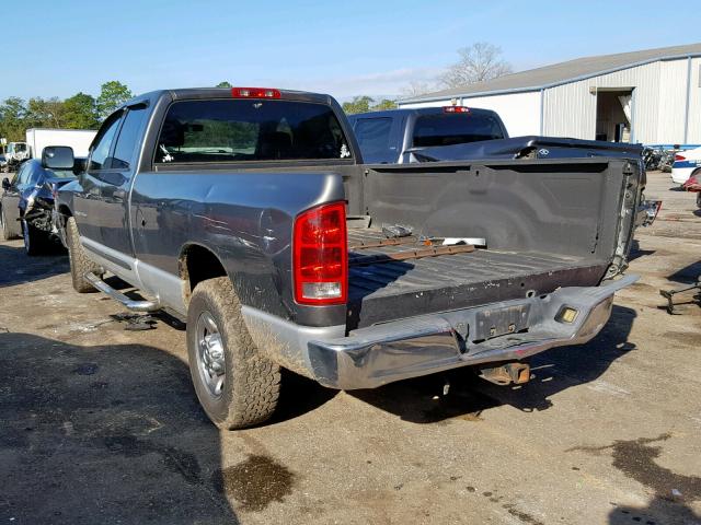 3D7KA28623G763699 - 2003 DODGE RAM 2500 S Գրաֆիտ լուսանկար 3