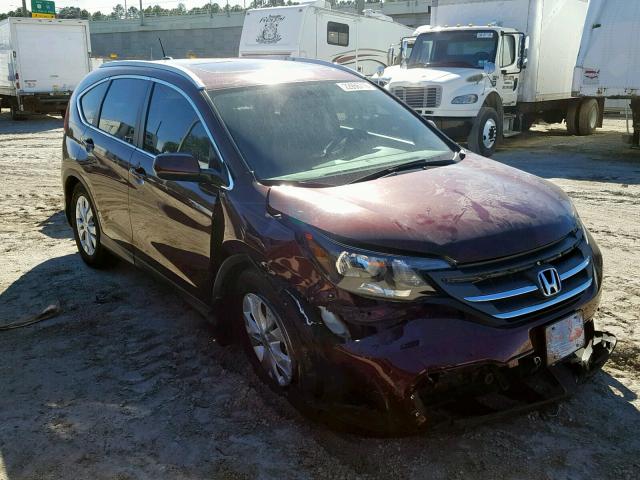 5J6RM3H74EL016930 - 2014 HONDA CR-V EXL BURGUNDY photo 1