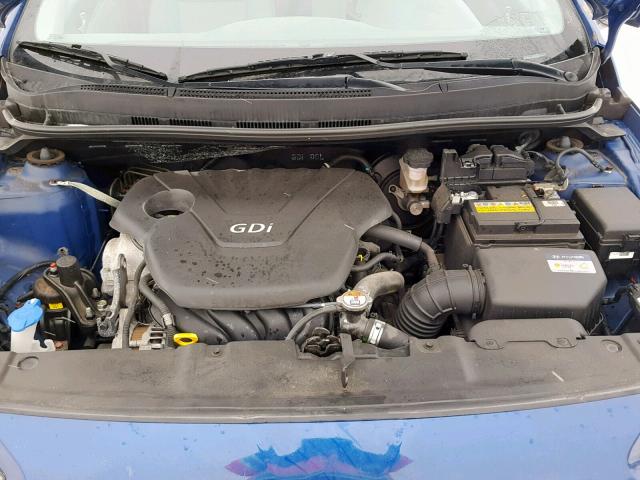 KMHCU4AE9FU877473 - 2015 HYUNDAI ACCENT GLS 蓝色 照片 7