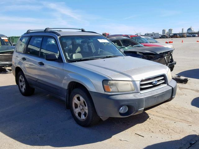 JF1SG63663H707641 - 2003 SUBARU FORESTER 2 SILVER photo 1