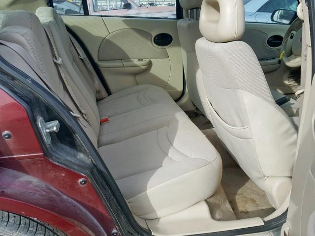 1G8AJ52F63Z136224 - 2003 SATURN ION LEVEL MAROON photo 6