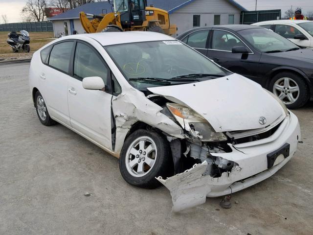 JTDKB20U053065079 - 2005 TOYOTA PRIUS WHITE photo 1