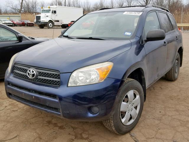 JTMZD33V875049156 - 2007 TOYOTA RAV4 BLUE photo 2