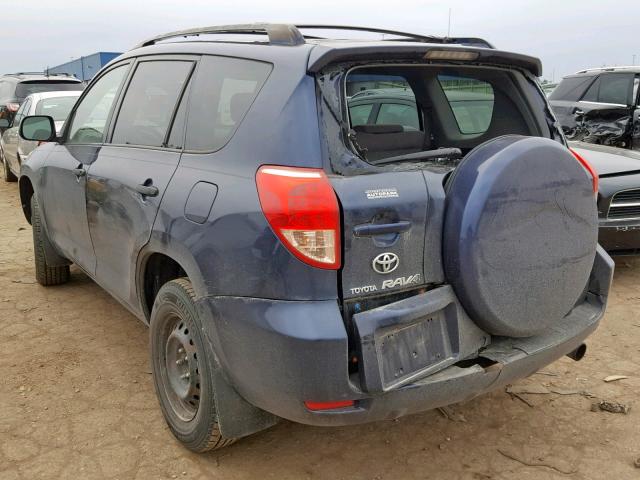 JTMZD33V875049156 - 2007 TOYOTA RAV4 BLUE photo 3