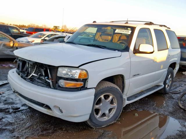 1GKEK63U54J190335 - 2004 GMC YUKON DENA WHITE photo 2