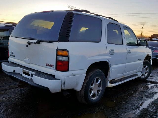 1GKEK63U54J190335 - 2004 GMC YUKON DENA WHITE photo 4