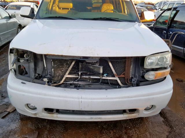 1GKEK63U54J190335 - 2004 GMC YUKON DENA WHITE photo 7