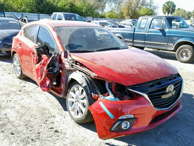 JM1BM1M33E1191485 - 2014 MAZDA 3 GRAND TO RED photo 1