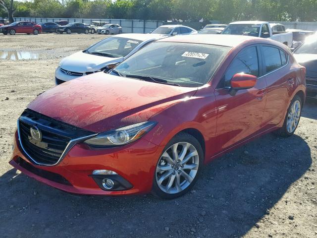 JM1BM1M33E1191485 - 2014 MAZDA 3 GRAND TO RED photo 2