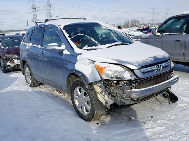 JHLRE487X7C093784 - 2007 HONDA CR-V EXL BLUE photo 1