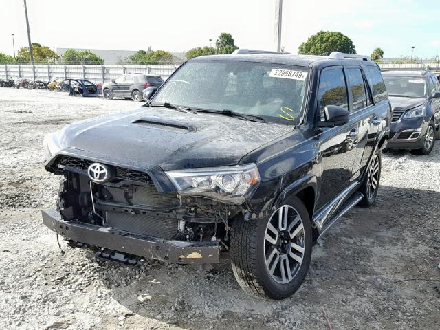 JTEBU5JR5G5391792 - 2016 TOYOTA 4RUNNER SR შავი ფოტო 2