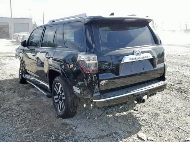 JTEBU5JR5G5391792 - 2016 TOYOTA 4RUNNER SR შავი ფოტო 3