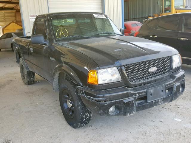 1FTYR10U23PA71696 - 2003 FORD RANGER BLACK photo 1