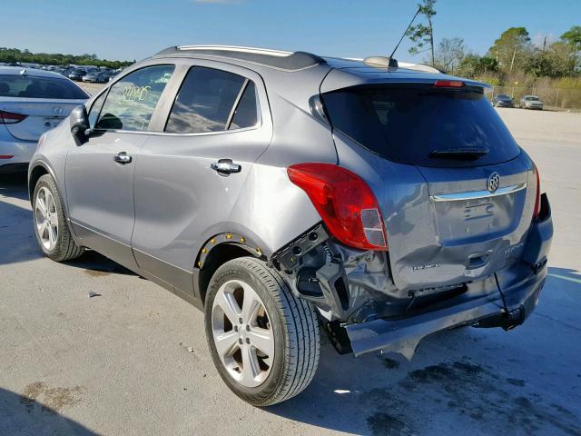 KL4CJBSB4FB148177 - 2015 BUICK ENCORE CON GRAY photo 3