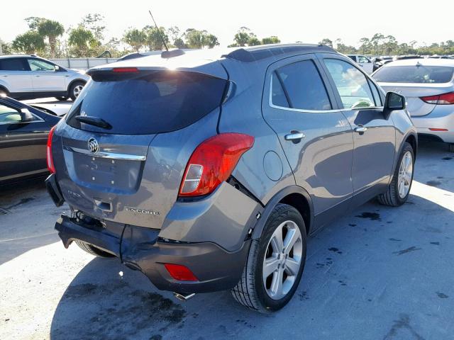 KL4CJBSB4FB148177 - 2015 BUICK ENCORE CON GRAY photo 4