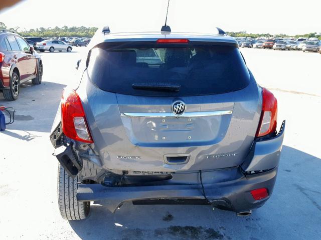 KL4CJBSB4FB148177 - 2015 BUICK ENCORE CON GRAY photo 9