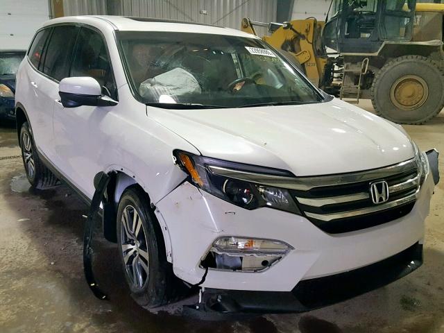 5FNYF6H59HB103869 - 2017 HONDA PILOT EXL 白色 照片 1