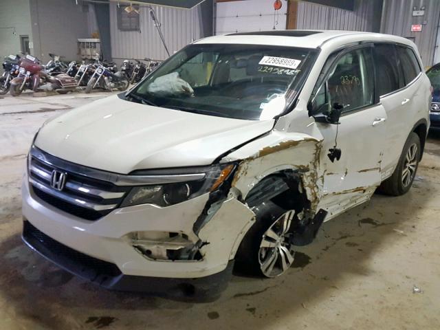 5FNYF6H59HB103869 - 2017 HONDA PILOT EXL 白色 照片 2