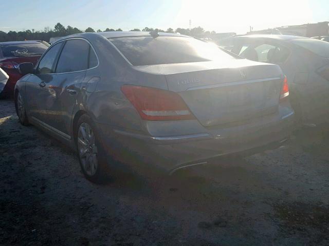 KMHGH4JF5BU034878 - 2011 HYUNDAI EQUUS SIGN SILVER photo 3