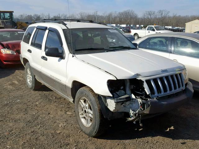 1J4GX48SX4C321405 - 2004 JEEP GRAND CHER WHITE photo 1