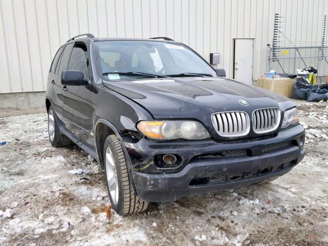 5UXFB53534LV09527 - 2004 BMW X5 4.4I BLACK photo 1