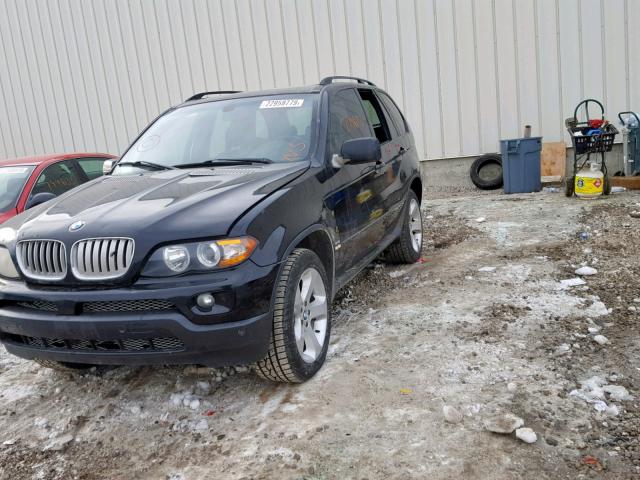 5UXFB53534LV09527 - 2004 BMW X5 4.4I BLACK photo 2