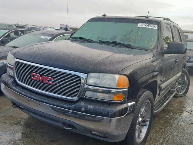 1GKEK13T53J290086 - 2003 GMC YUKON BLACK photo 2