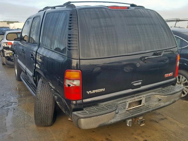 1GKEK13T53J290086 - 2003 GMC YUKON BLACK photo 3