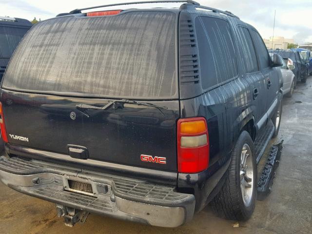 1GKEK13T53J290086 - 2003 GMC YUKON BLACK photo 4