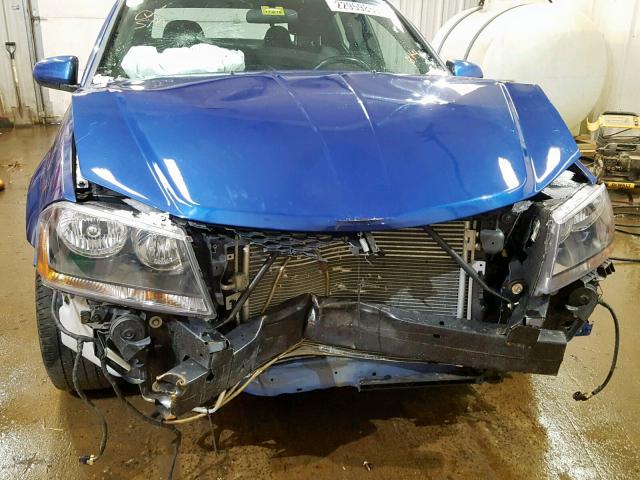 1C3CDZCG9DN741193 - 2013 DODGE AVENGER SX BLUE photo 9