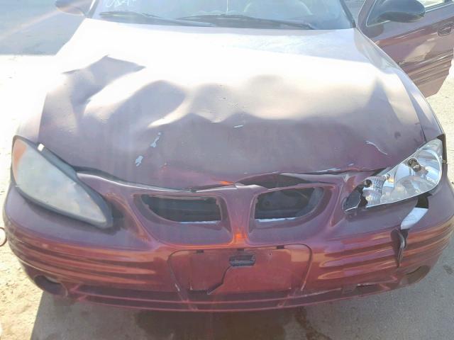 1G2NE52F42C141536 - 2002 PONTIAC GRAND AM S RED photo 7