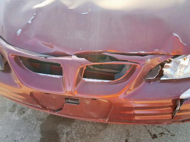 1G2NE52F42C141536 - 2002 PONTIAC GRAND AM S RED photo 9