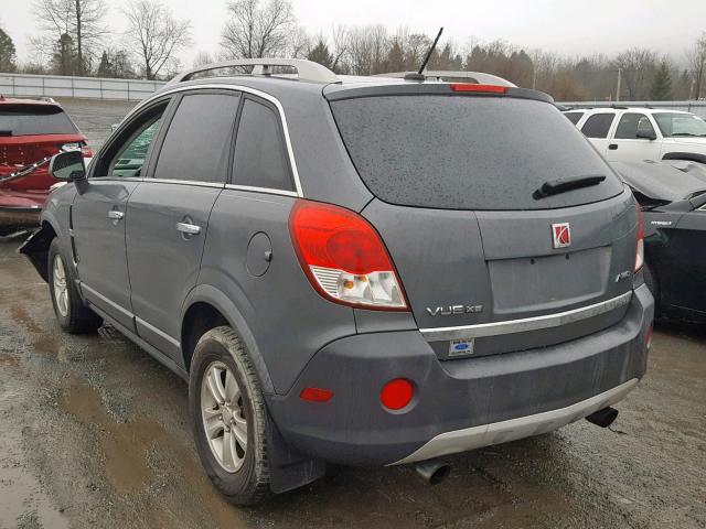 3GSDL43NX8S731230 - 2008 SATURN VUE XE GRAY photo 3