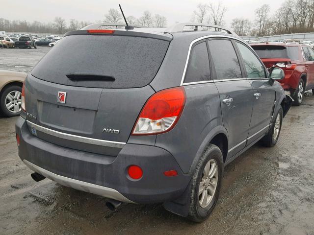 3GSDL43NX8S731230 - 2008 SATURN VUE XE GRAY photo 4