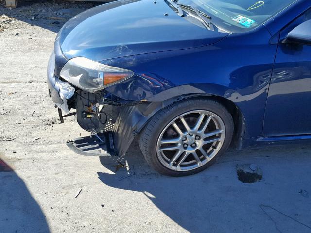 JTKDE177850041973 - 2005 TOYOTA SCION TC 蓝色 照片 9