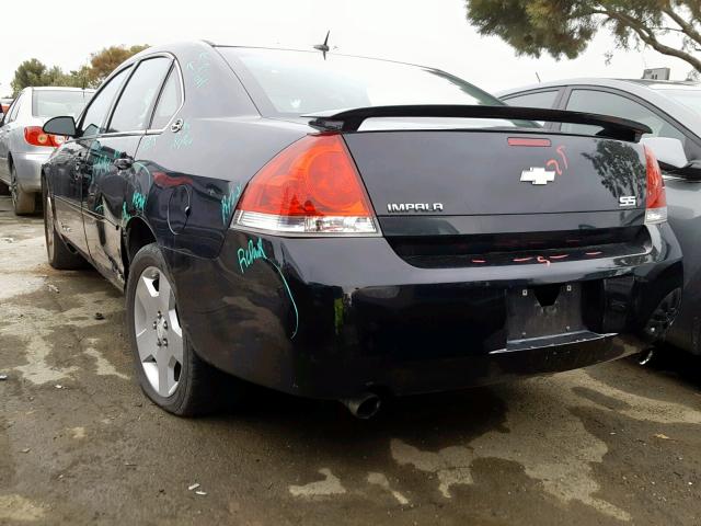 2G1WD58C279115718 - 2007 CHEVROLET IMPALA SUP 黑色 照片 3
