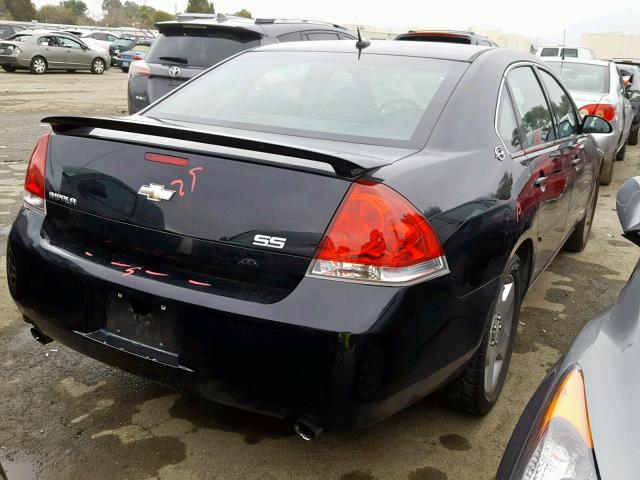 2G1WD58C279115718 - 2007 CHEVROLET IMPALA SUP 黑色 照片 4