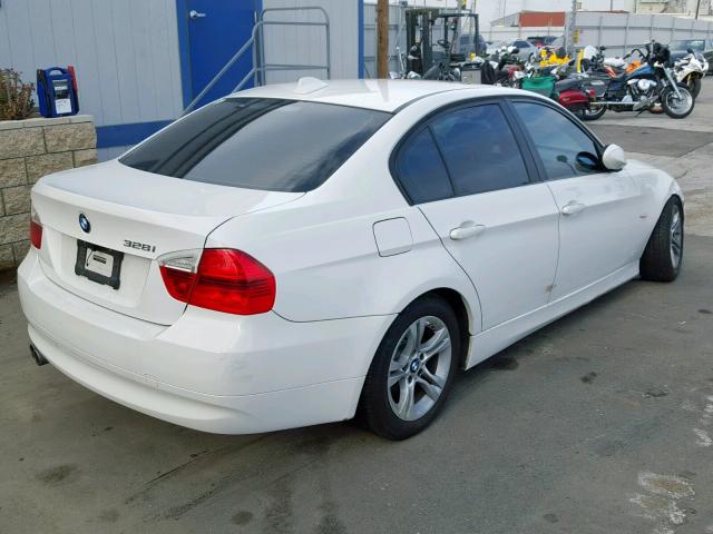 WBAVC53578FZ89115 - 2008 BMW 328 I SULE WHITE photo 4