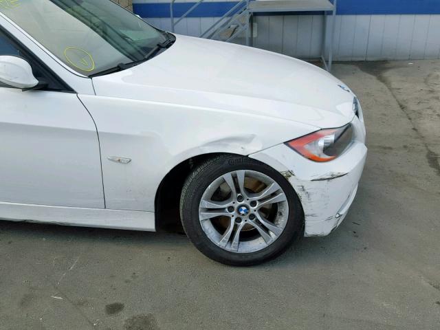 WBAVC53578FZ89115 - 2008 BMW 328 I SULE WHITE photo 9