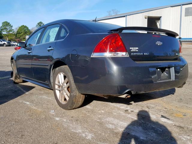 2G1WC5E35D1221128 - 2013 CHEVROLET IMPALA LTZ BLUE photo 3