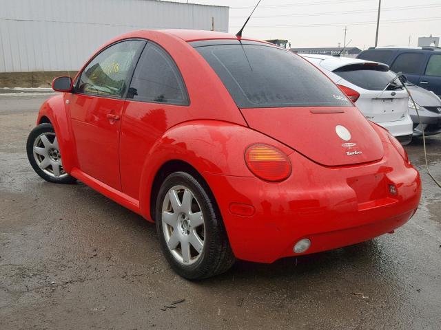 3VWCD21C53M413049 - 2003 VOLKSWAGEN NEW BEETLE RED photo 3