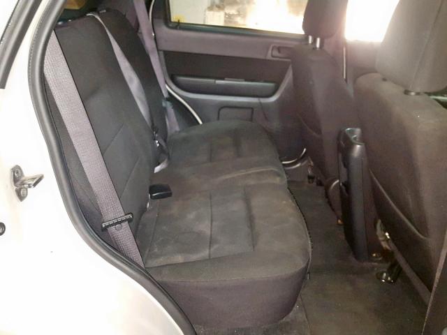 1FMCU93G39KA26202 - 2009 FORD ESCAPE XLT أبيض صورة 6