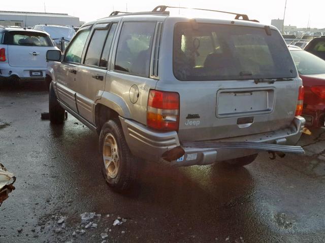 1J4GZ78Y9WC147040 - 1998 JEEP GRAND CHER SILVER photo 3