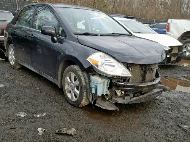 3N1BC11EX7L418811 - 2007 NISSAN VERSA S BLACK photo 1