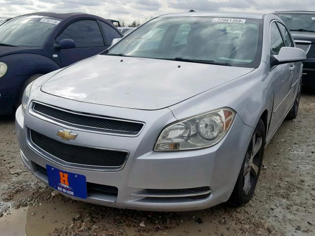 1G1ZC5EU7BF361290 - 2011 CHEVROLET MALIBU 1LT SILVER photo 2