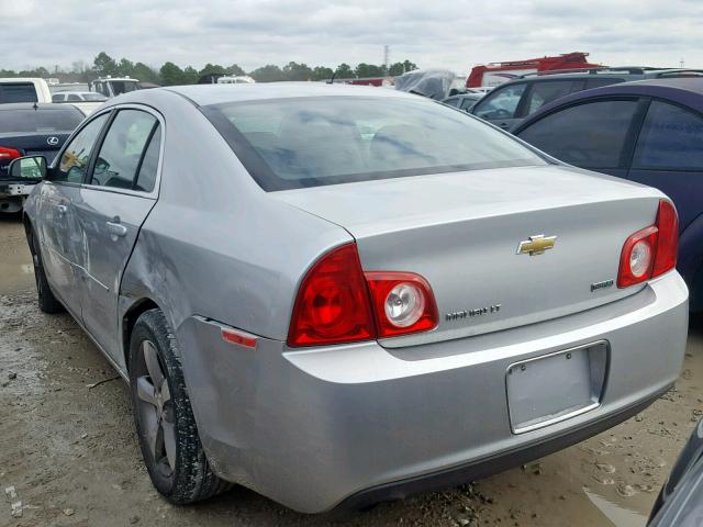 1G1ZC5EU7BF361290 - 2011 CHEVROLET MALIBU 1LT SILVER photo 3
