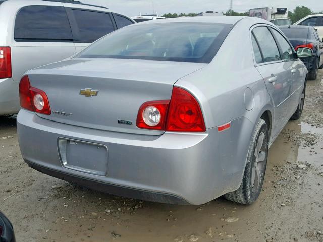 1G1ZC5EU7BF361290 - 2011 CHEVROLET MALIBU 1LT SILVER photo 4