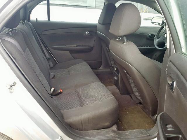 1G1ZC5EU7BF361290 - 2011 CHEVROLET MALIBU 1LT SILVER photo 6