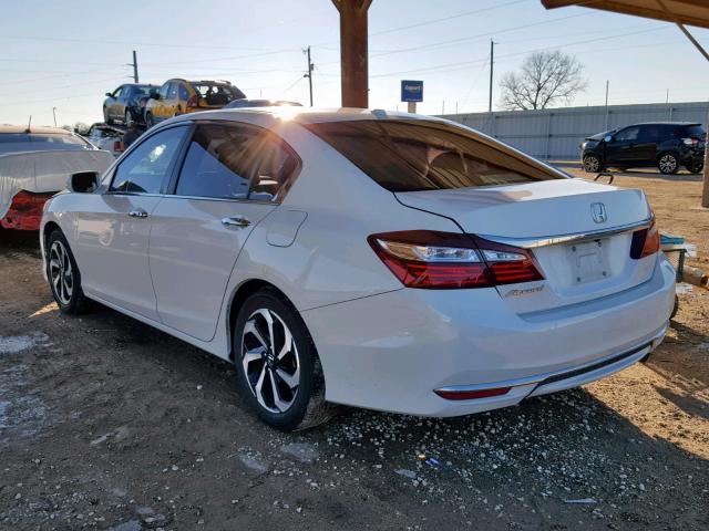 1HGCR2F76HA151676 - 2017 HONDA ACCORD EX WHITE photo 3