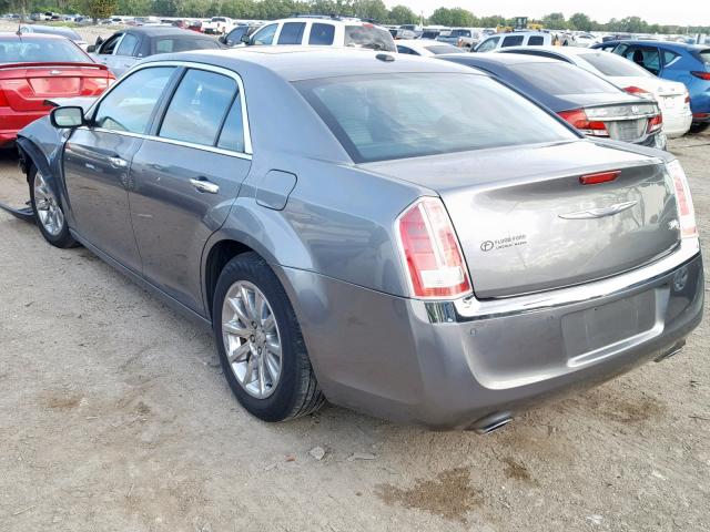 2C3CCAET0CH174409 - 2012 CHRYSLER 300C SILVER photo 3